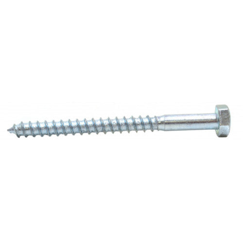 M6 x 80mm ZP Coach Screws (Packs of 5)