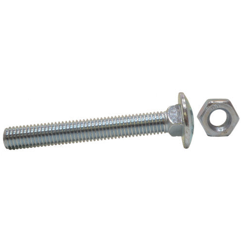 M12 x 75mm ZP Small Carriage Bolts & Nuts  (50)