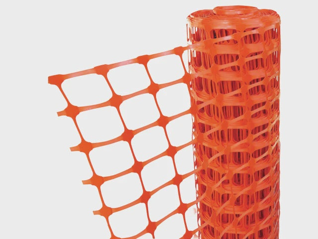 Faithfull Orange Barrier Fencing 1m x 50m