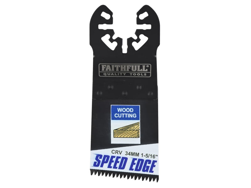 Multi-Tool Speed Edge Wood Blade 34mm (5 Pack)