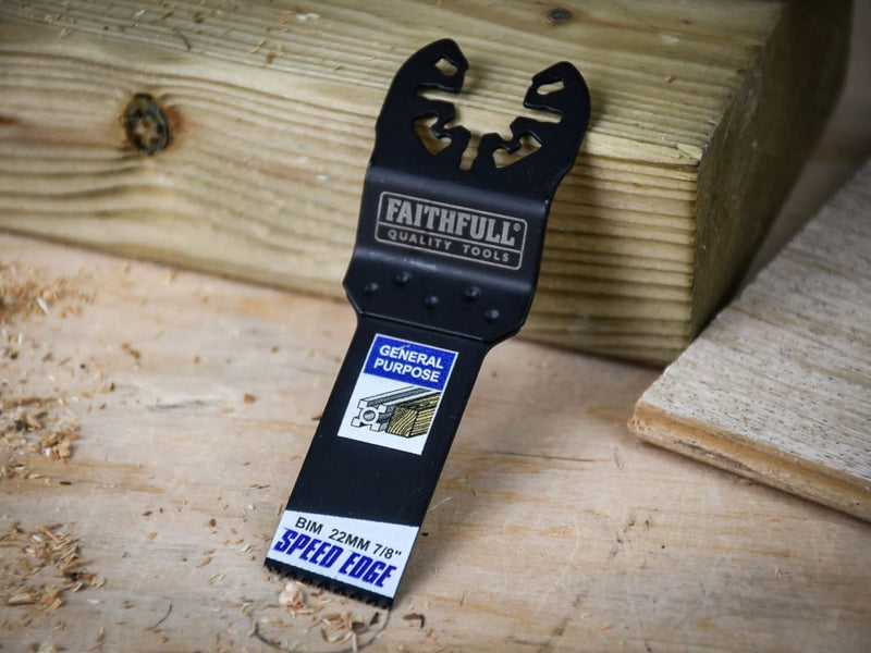Multi-Tool Speed Edge Wood/Metal Blade 22mm (5 Pack)