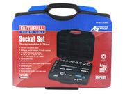 3/8in Drive Socket Set, 26 Piece