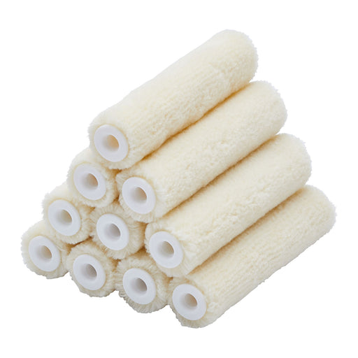 10pk 4" Velour Mini Roller 15mm core