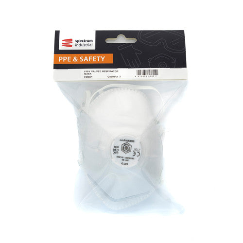 FFP1 Folding Valve Dust Mask - Pack of 2