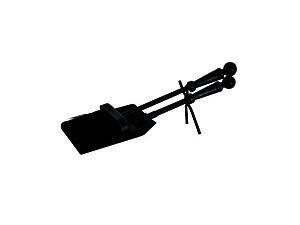 Duchess Black Hearth Tidy