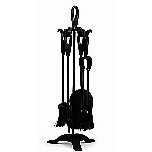 Black Loop Top Fireside Companion Set 22"
