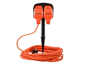 Outdoor Ground Spike Socket IP54 230V 15M 13A