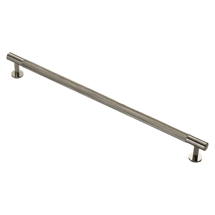 Knurled Cabinet Pull Handle 320Mm C/C - Satin Nickel