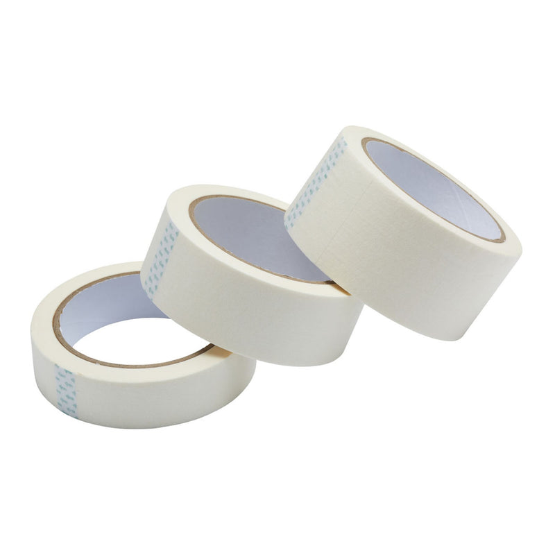Fit For The Job Triple Pack 25m General Purpose Masking Tape - 1", 1.5", 2"