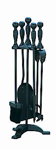 Manor Fireside Companion Set Black 550mm