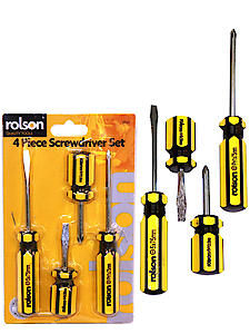Rolson Screwdriver Set 4 Piece