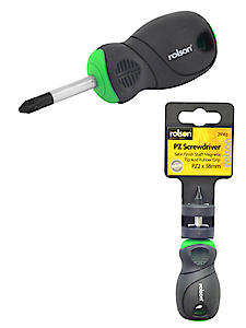 Rolson Stubby Pozi Screwdriver PZ2 x 38mm