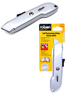 Rolson Self Retracting Safety Utility Knife
