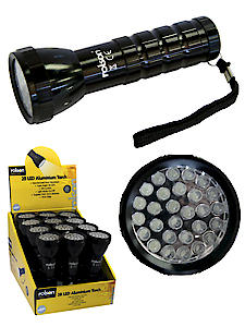 Rolson 28 LED Aluminium Torch 100 Lumens