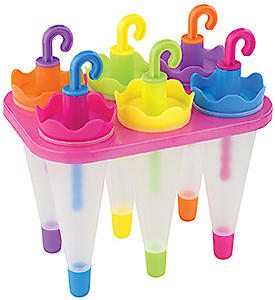 Tala Umbrella Ice Lolly Moulds - Set of 6