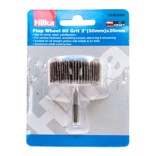 Hilka Flap Wheel 60 Grit (50mm) x 20mm