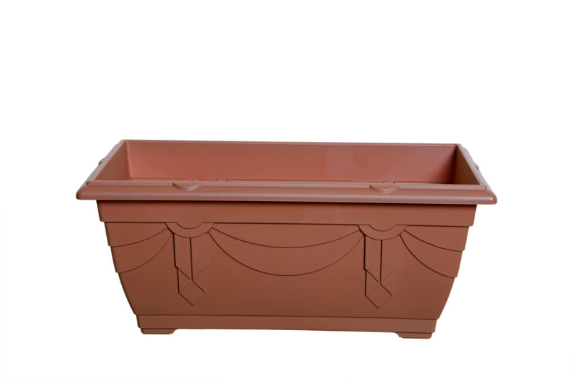 40Cm Venetian Window Box Terracotta