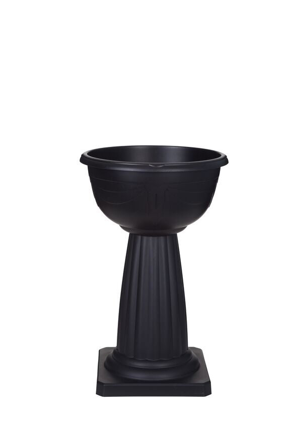 Jardiniere 40cm Black Plant Pot