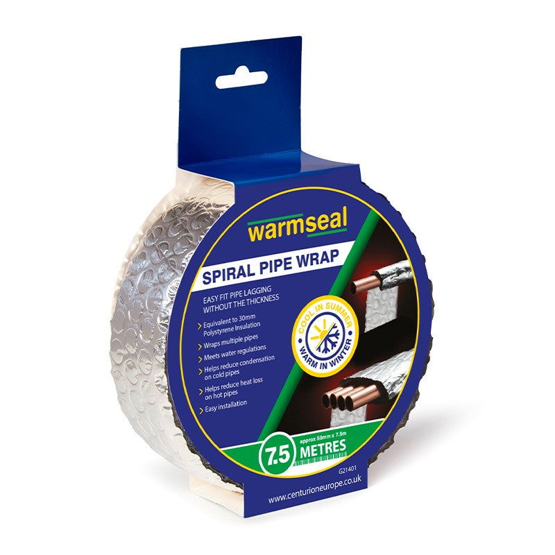 Warmseal  Spiral Insulation Tape, 50mm x 7.5m