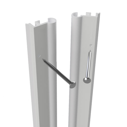 Door Brush Seal Draught Excluder-White 5pc 914mm