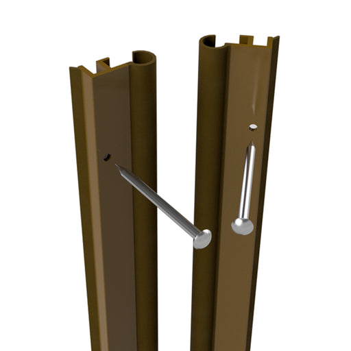 Door Brush Seal Draught Excluder-Brown 5pc 914mm