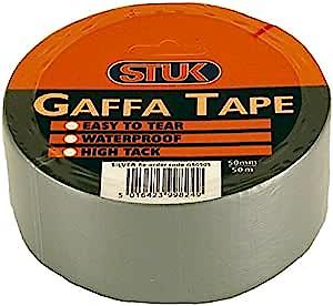 Stuk Gaffa Tape Silver 50mm x 50m