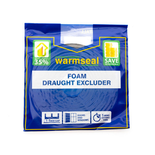 Extra Value Foam Draught Excluder G80201, 1-5mm