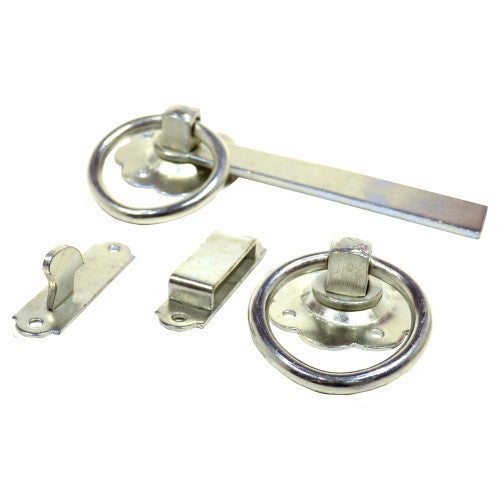 Plain Ring Gate Latch, Zinc Plated, 150mm