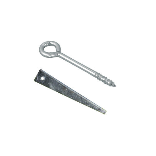 Screw In Steel Vine Eyes - Zinc Plated - 100mm x 18mm