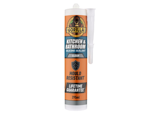 Gorilla Kitchen & Bathroom Sealant Clear 295ml