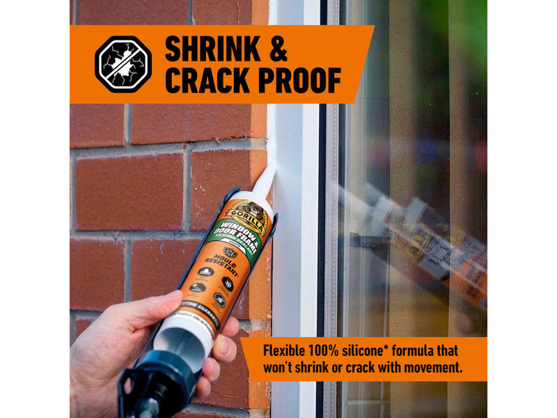 Gorilla Window & Door Sealant Clear 295ml