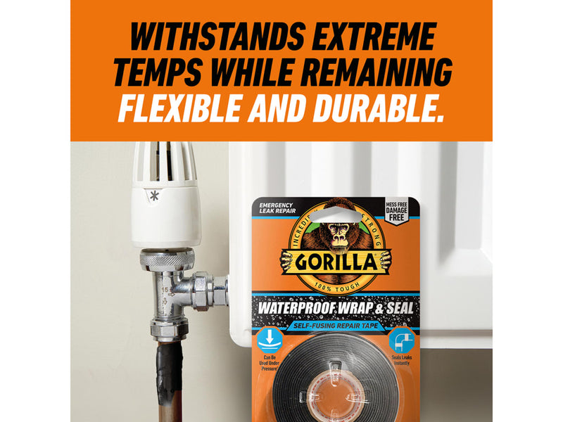 Gorilla Waterproof Wrap & Seal Tape 25.4mm x 2.4m