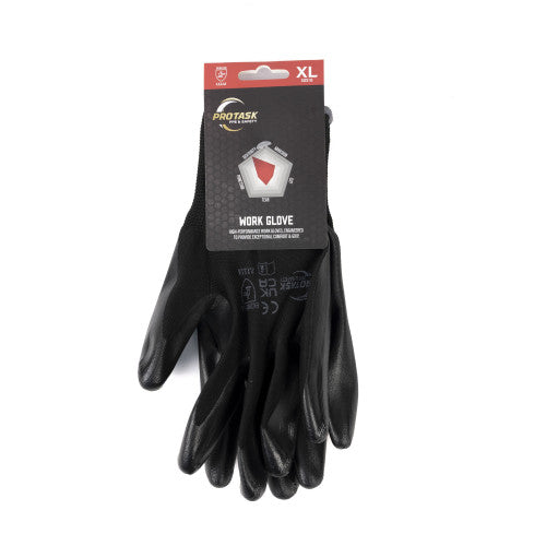Nitrile Dipped Gloves, Extra Large