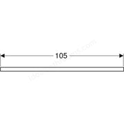 Geberit One Right Cut-out 1050mm Washtop - Matt Lava - Image 2
