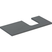 Geberit One Right Cut-out 1050mm Washtop - Matt Lava - Dimensions