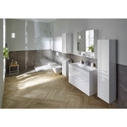 Geberit Selnova Square S 330mm Side Cabinet With One Door,White - Image 2