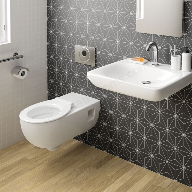 Geberit Sigma10 Mains Powered Infrared Touchless Dual Flush Plate - Stainless Steel - Image 2