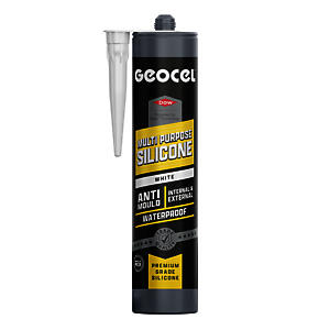 Geocel Multi Purpose Silicone Sealant White 290ml