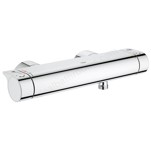 Grohe Gohtherm 2000 Thermostatic Shower Mixer - Chrome - Dimensions