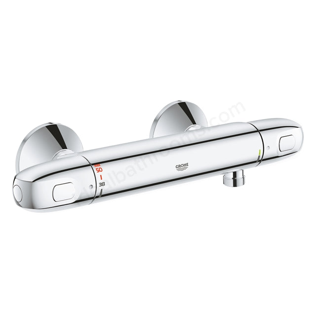 Grohe Grohtherm 1000 Thermostatic Shower Mixer - Chrome - Dimensions