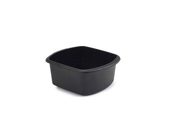 Small Rectangle Washing Bowl Black