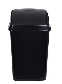 50L Swing Bin Black