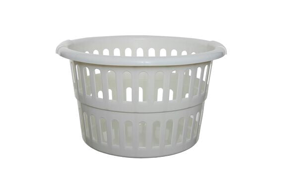 Round  Laundry Basket Cream