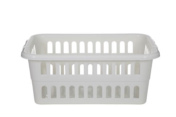 Rectangle Laundry Basket Cream
