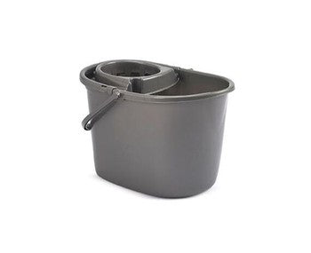15L Deluxe Mop Bucket Silver