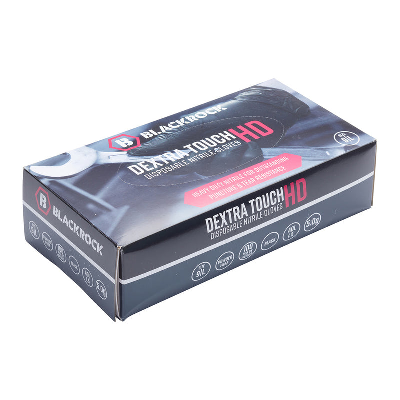 Blackrock Dextra Touch HD Disposable Nitriles Gloves Box 100 pcs - size L
