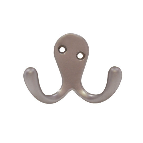 70mm Die Cast Double Robe Hook - Chrome Plated