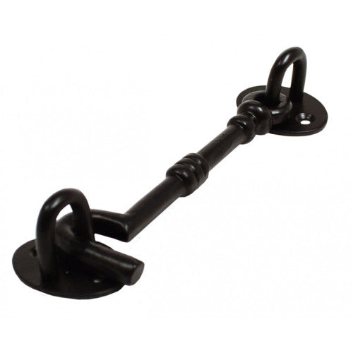Cast Cabin Hook, Black, 200mm
