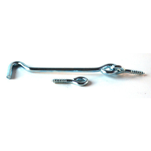 Gate Hook and Eyes, Zinc Plated, 75mm