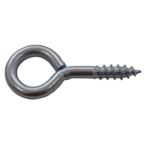 Steel Screw Eyes - Zinc Plated - 45mm x 4.3mm